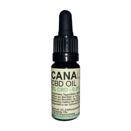 CanaLab Öl mit 3% CBD, 0% THC, 10ml